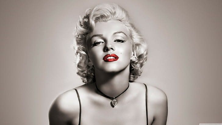 actress, blonde, Marilyn Monroe, HD wallpaper