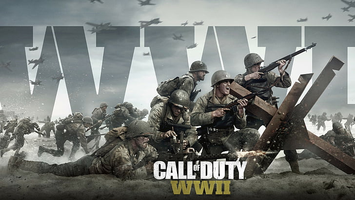 Call of Duty: WW2, 4k, 5k, poster, E3 2017, HD wallpaper