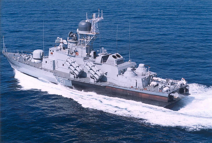 Indian-Navy, INS Pralaya, military, Corvette, ship, water, sea, HD wallpaper