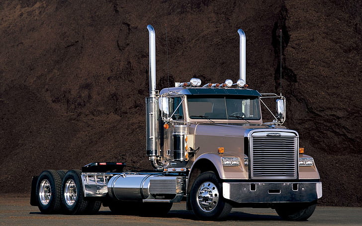 Hd Wallpaper 1991 Freightliner Classic Stainless Steel Semi Truck Cars 1920x1200 Wallpaper Flare
