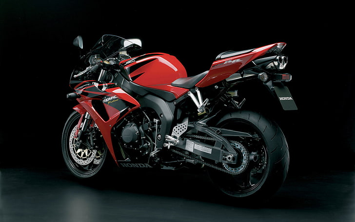 Honda CBR Fireblade Turbo, red and black sports bike, Motorcycles, HD wallpaper