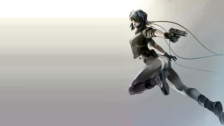 Hd Wallpaper Gray And Black Robot Action Figure Ghost In The Shell Arise Wallpaper Flare
