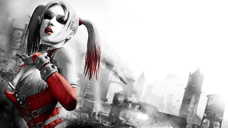 batman, arkham city, Harley Quinn, HD wallpaper