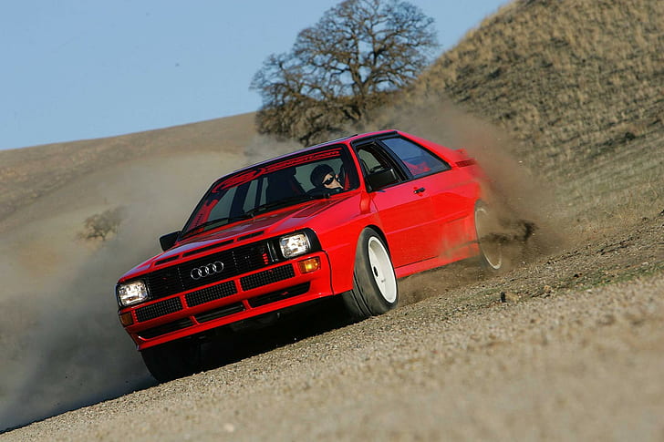 Audi Ur Quattro, Drifting, HD wallpaper