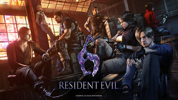 Resident Evil 6 wallpaper, gun, weapons, shotgun, Capcom, Leon Scott Kennedy