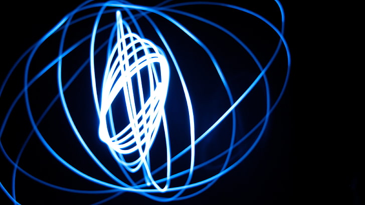 long exposure, light graffiti, simple background, abstract