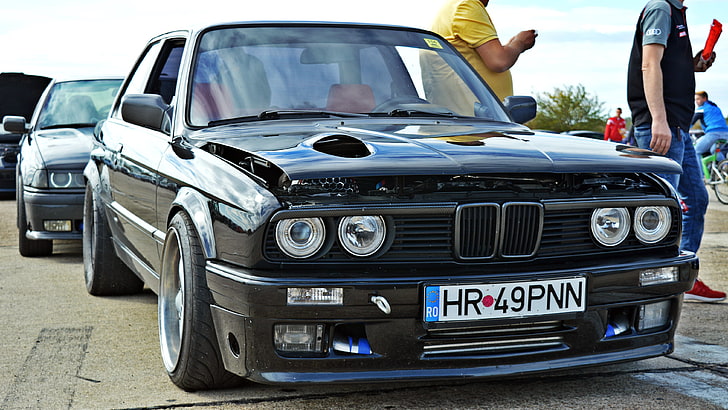 Drag Racing Romania, BMW, Ianca, BMW E30, mode of transportation, HD wallpaper
