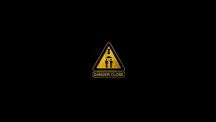 warning signs, communication, triangle shape, no people, copy space, HD wallpaper