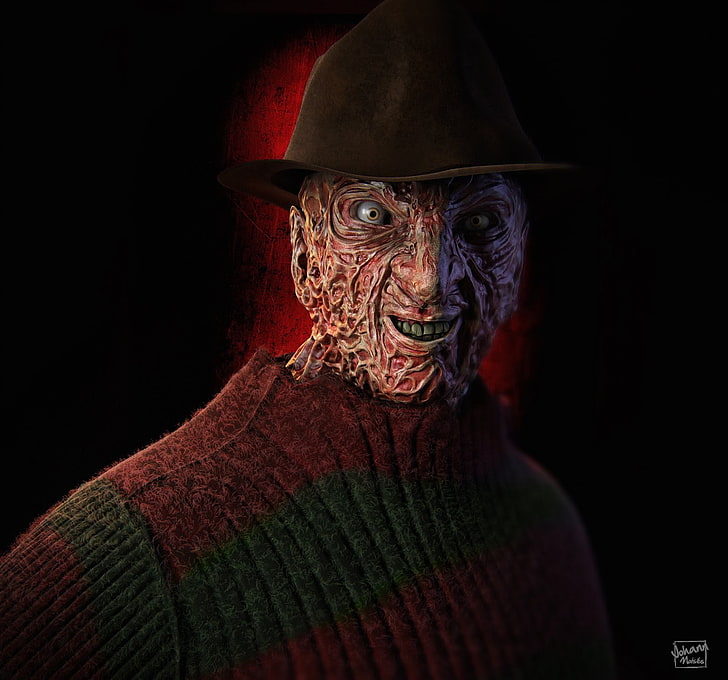Freddy Krueger, face, Kruger, halloween, animal, spooky, horror, HD wallpaper