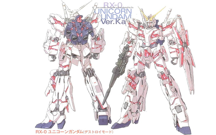 anime, Mobile Suit Gundam, white background, studio shot, western script, HD wallpaper