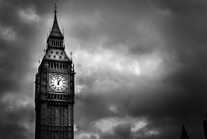 Elizabeth Tower, the city, arrows, England, London, Watch, big Ben, HD wallpaper