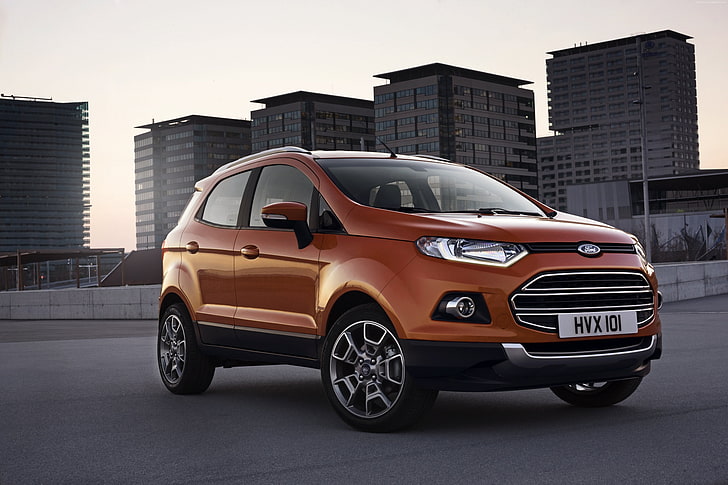 ecosafe, SYNC, SUV, front, Titanium, LHD, crossover, Ford EcoSport, HD wallpaper