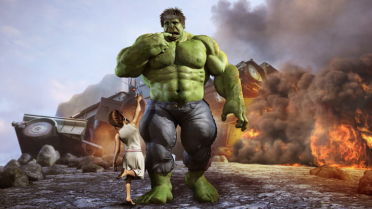 HD wallpaper: The Incredible Hulk Hulk HD, cartoon/comic | Wallpaper Flare