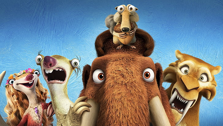 Ice Ace digital wallpaper, Ice Age 5: Collision Course, diego, HD wallpaper