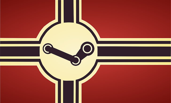 Valve, Valve Corporation, Steam (software), PC gaming, red, HD wallpaper