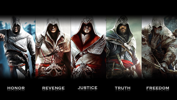 Assassin's Creed, Assassin's Creed: Brotherhood, Assassin's Creed II, HD wallpaper