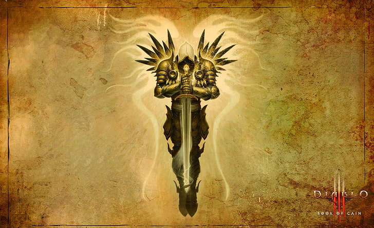 Diablo III Book of Cain, Diablo 2 wallpaper, Games, Fantasy, diablo 3, HD wallpaper