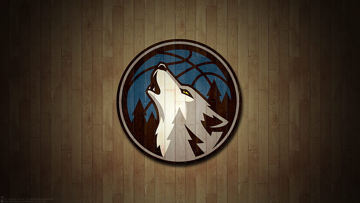 Basketball, Logo, Minnesota Timberwolves, NBA