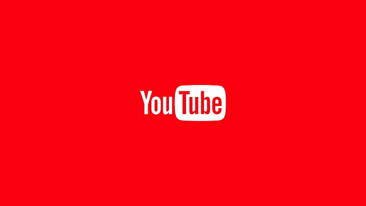red, white, Logo, Youtube