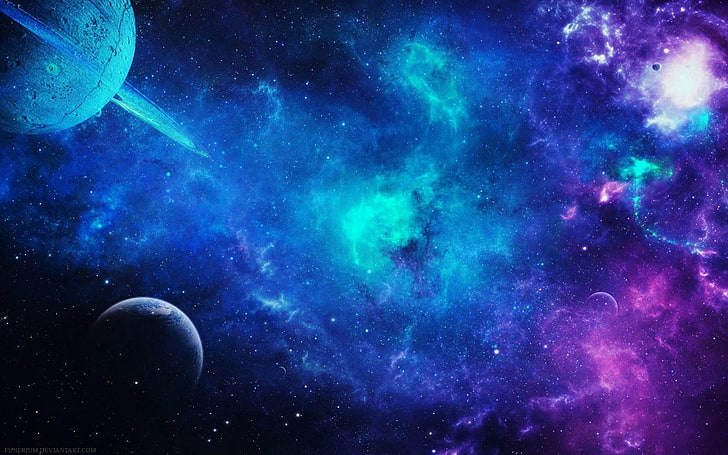 1360x768px | free download | HD wallpaper: galaxy wallpaper, space, 3D,  Funerium, stars, colorful, astronomy | Wallpaper Flare
