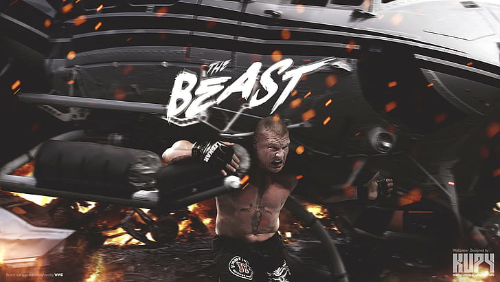 WWE, Brock Lesnar, wrestling, HD wallpaper