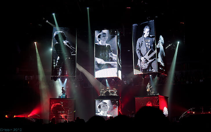 Muse Concert Lights HD, music, HD wallpaper
