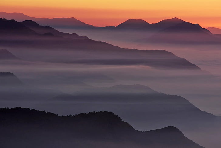 high altitude photo of mountains, hehuanshan, hehuanshan, IMG, HD wallpaper