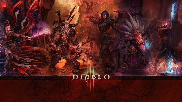 Diablo, Diablo III, Barbarian (Diablo III), Demon Hunter (Diablo III)