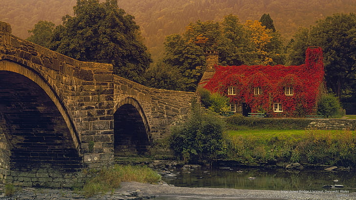 Inigo Jones Bridge, Llanrwst, Gwynedd, Wales, Europe