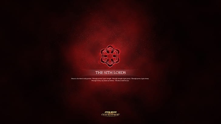 Star Wars The Old Republic Sith Red HD, the 5th lords, video games, HD wallpaper