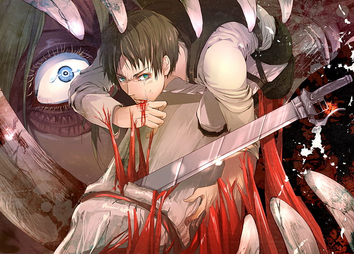 Hd Wallpaper Blood Blue Brown Eren Eyes Female Green Hair Jaeger Wallpaper Flare We have a massive amount of hd images that will make your computer or smartphone. blood blue brown eren eyes female