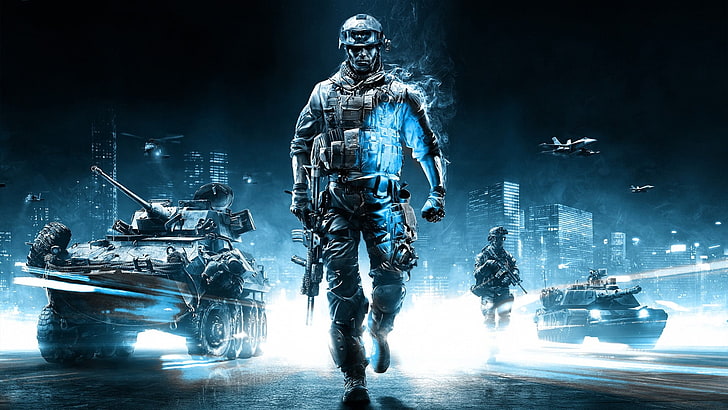 video game screenshot, video games, Battlefield 3, games art