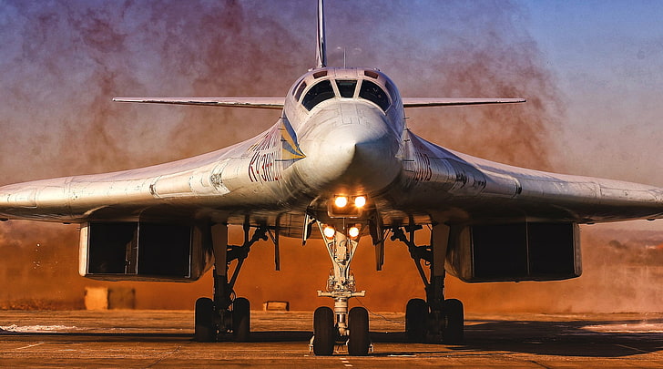 The plane, USSR, Russia, Aviation, BBC, Bomber, Tupolev, Tu 160, HD wallpaper