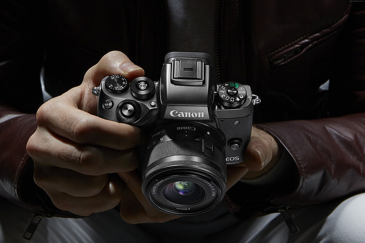 Photokina 2016, review, Canon EOS M5, reflex, 4k, Canon zoom, HD wallpaper