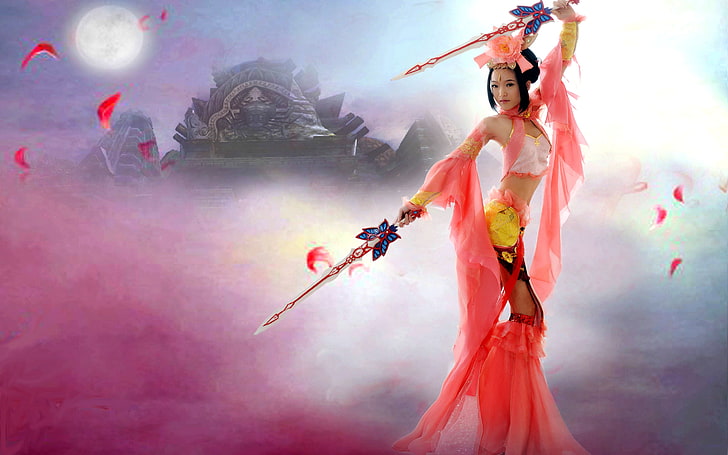 Dynasty Warrior Girl Desktop Background 588075, arts culture and entertainment