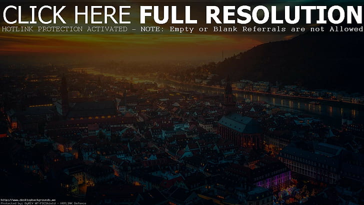 Heidelberg, germany, Baden-Wurttemberg, europe, world, 1920x1080, HD wallpaper