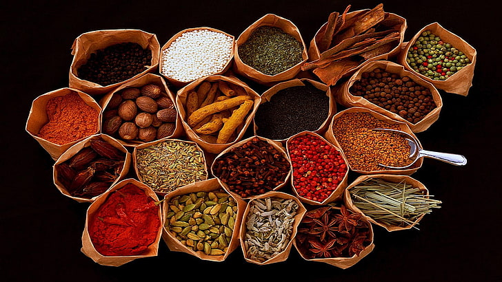 spice, baharat, natural foods, superfood, garam masala, mixed spice, HD wallpaper