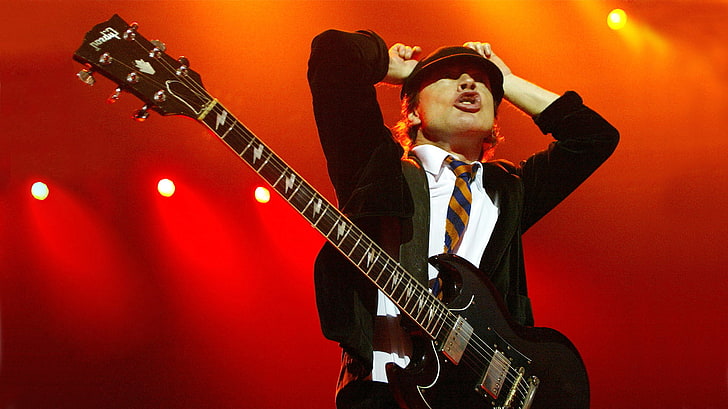 AC DC, Angus Young, music, musical instrument, arts culture and entertainment