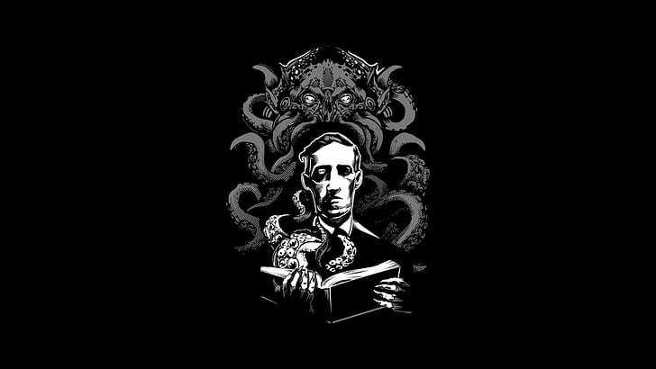 Cthulhu, horror, Howard Phillips Lovecraft, Necronomicon, HD wallpaper