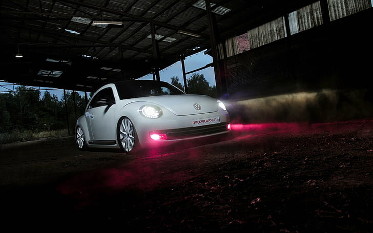 2013 Volkswagen Beetle by MR Car Design, white volkswagen new beetle, HD wallpaper