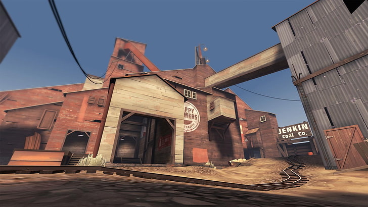 Team Fortress 2, barn, screen shot, built structure, architecture