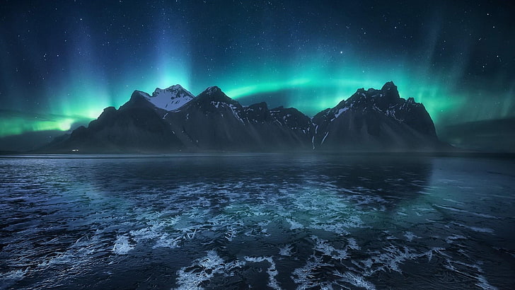 nature, atmosphere, sky, aurora borealis, phenomenon, arctic, HD wallpaper