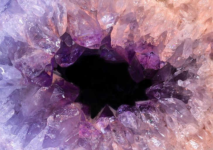 Earth, Mineral, Amethyst, Crystal, Gemstone, Minerals, Purple, HD wallpaper