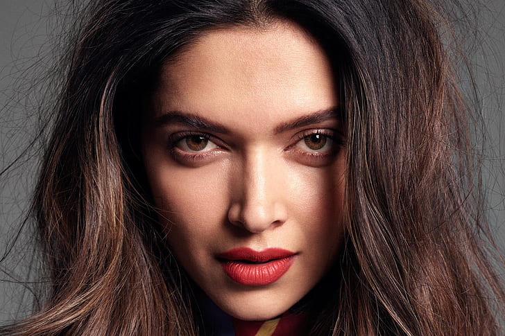 HD wallpaper: Actresses, Deepika Padukone, Brunette, Face, Girl, Indian, Lipstick | Wallpaper Flare