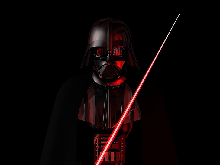 Darth Vader Wallpaper 4K Lightsaber Dark background 8219