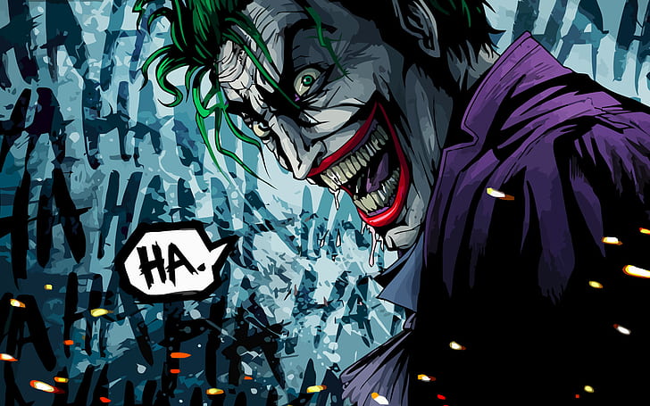 DC The Joker digital wallpaper, DC Comics, representation, art and craft, HD wallpaper