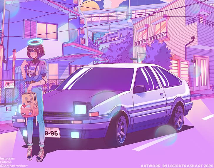 50+ Aesthetic Anime Cars & Driving Looping GIFs | Gridfiti