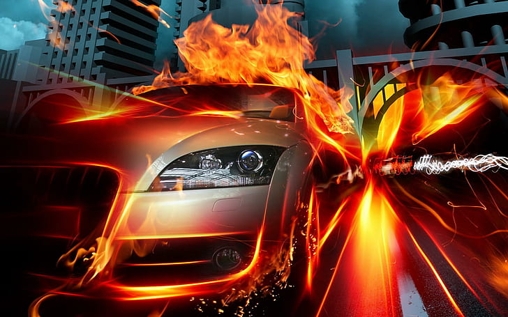 HD wallpaper: The Cool Hot Car 1920x1200. Jpg, flames, kool, fire, cars |  Wallpaper Flare