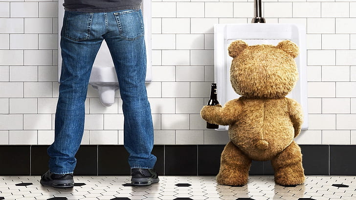 Ted Movie, drunk, plush, bear, funny