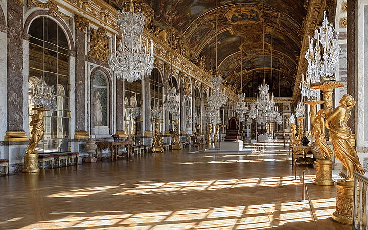 Hall Of Mirrors Palace Of Versailles, HD wallpaper